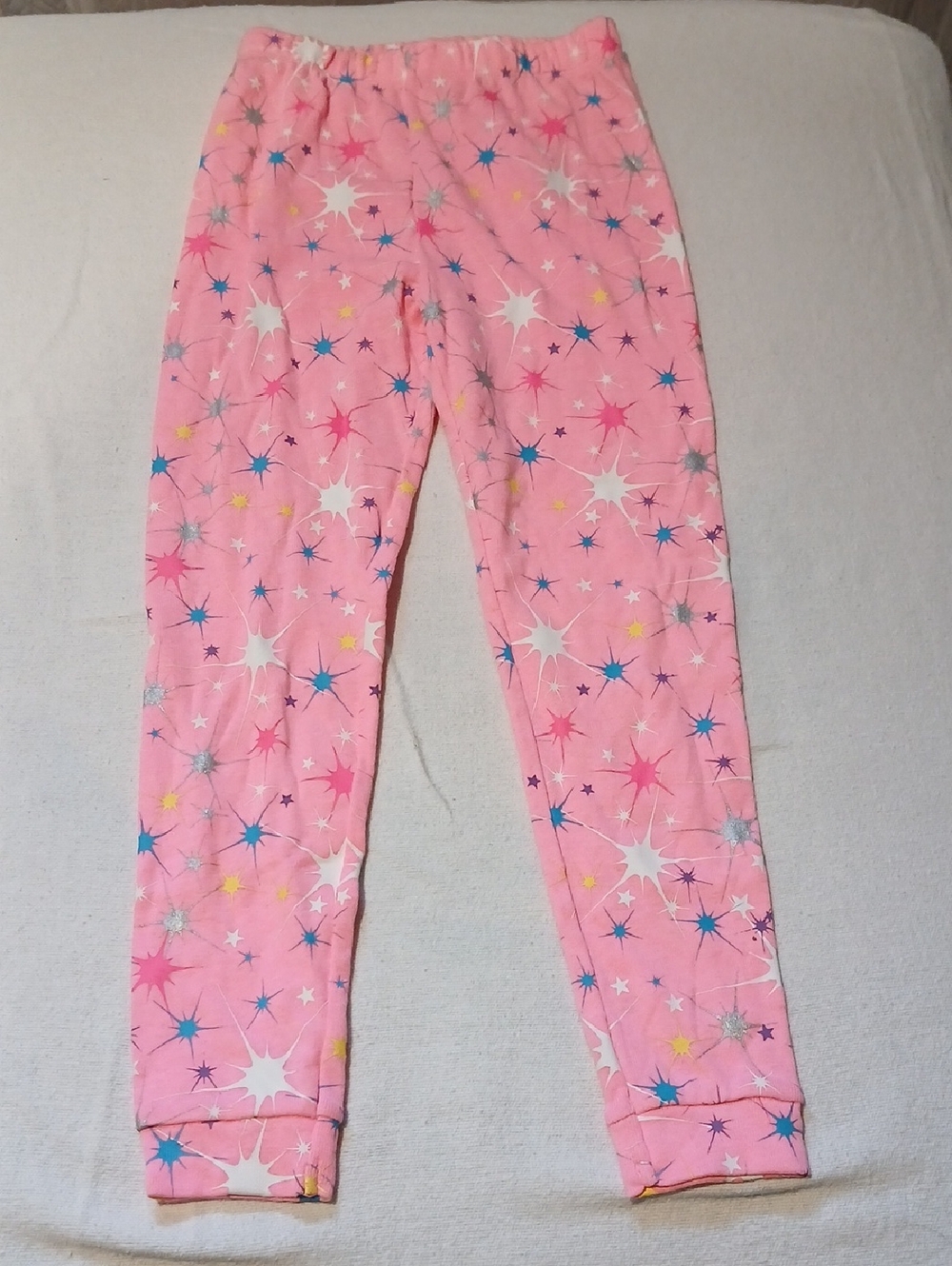 Kidgets Pink Starburst Pajama Leggings